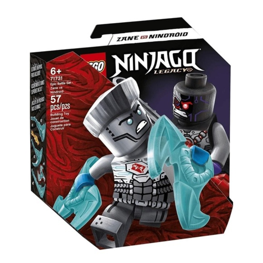 LEGO Ninjago Legacy Zane vs Nindroid Epic Battle Set 71731 57 Pieces New